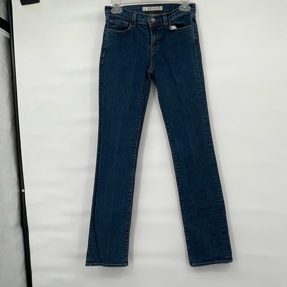 J Brand Jasper medium wash straight leg jeans